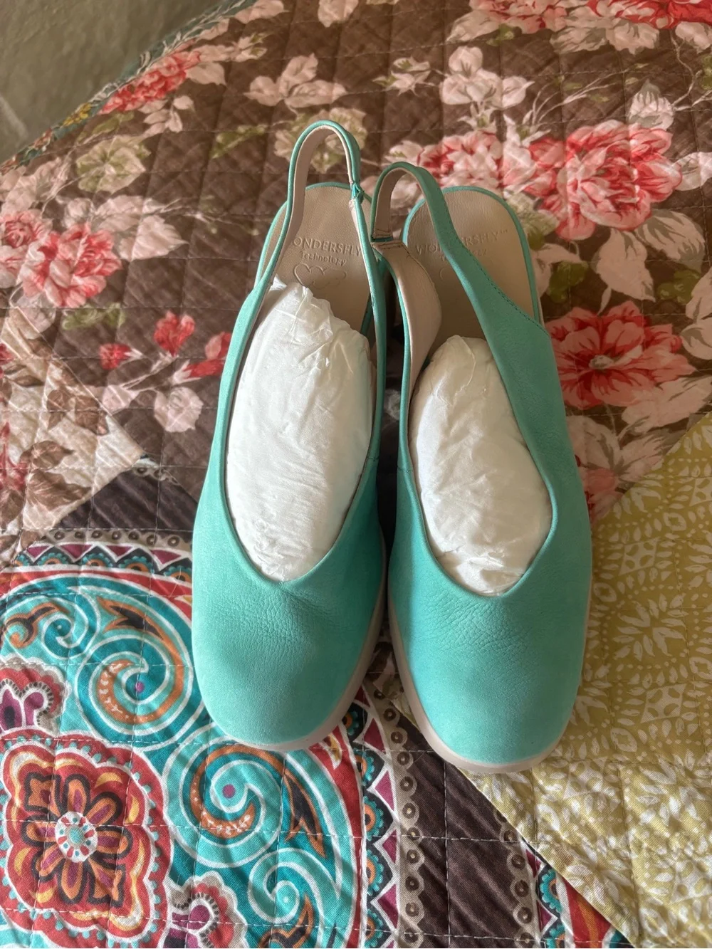 Wonder’s Leather “”Lack Aura Slingback”-NWOB-Size 37